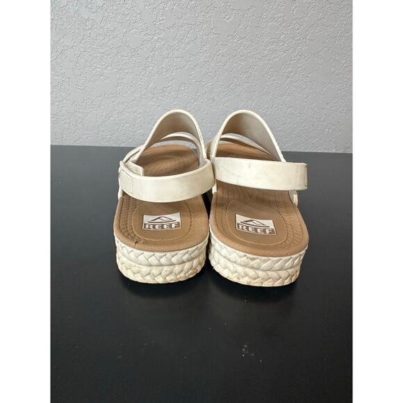 Reef Water Vista Sandals Off White Women 8 Beach Lake Adjustable Slingback Comfy - Picture 9 of 12